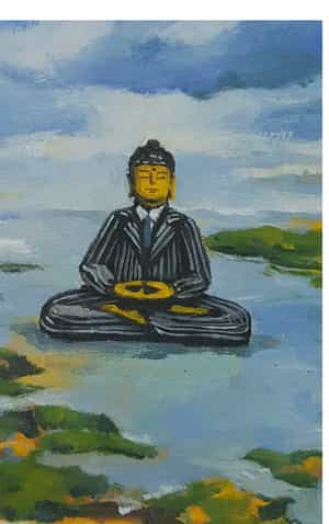Buddha in Pinstripes